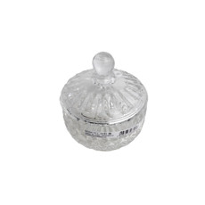 Imagem de POTICHE DECORATIVO EM VIDRO COM TAMPA 15X15 CM - GRILLO 59394 - Grillo Ltda