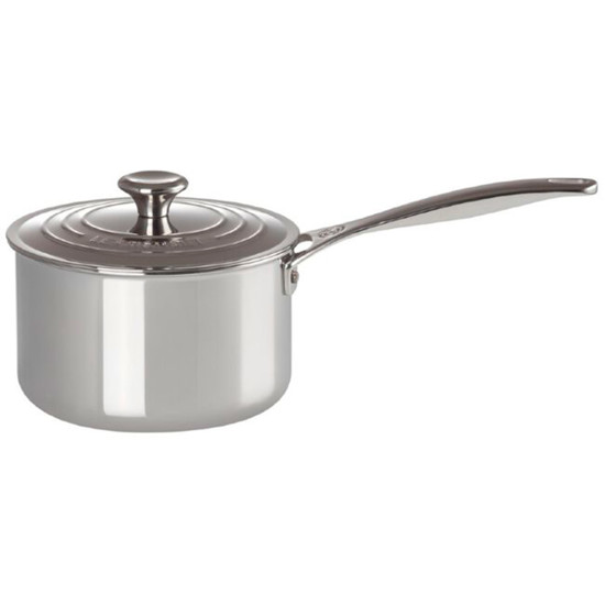 Imagem PANELA MOLHEIRA SIGNATURE EM AÇO INOX 3-PLY 2,8L  11,3X20,5X18 CM - LE CREUSET
