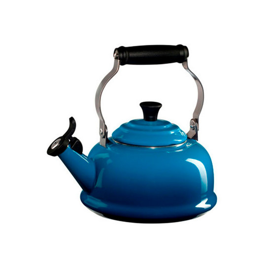 Imagem CHALEIRA EM AÇO ESMALTADO AZUL MARSEILLE 1,6L 25X26X21 CM - LE CREUSET