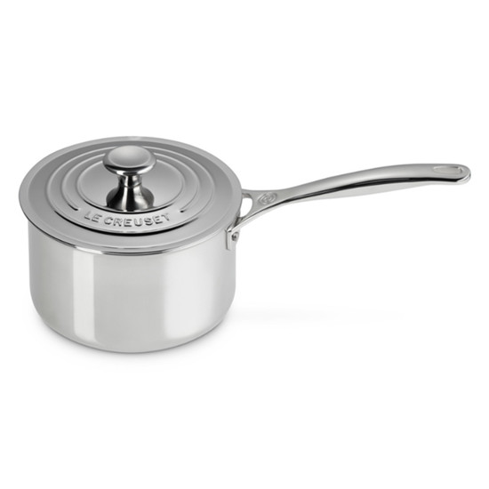 Imagem PANELA MOLHEIRA SIGNATURE EM AÇO INOX 3-PLY 2,8L  11,3X20,5X18 CM - LE CREUSET