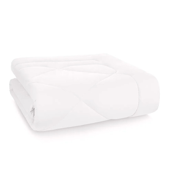 Imagem EDREDOM SOLTEIRO GRASSO EM ALGODÃO EGÍPCIO BRANCO 180X270 CM - TRUSSARDI