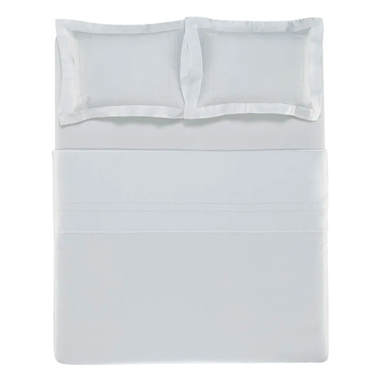 Imagem JOGO DE CAMA VERNAZZA QUEEN EM ALGODÃO EGÍPCIO BRANCO 280X240 CM - TRUSSARDI