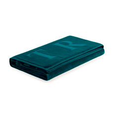 Imagem de TOALHA DE PRAIA FELPUDO SMERALDO VERDE EM ALGODÃO E POLIÉSTER 160X86 CM - KARSTEN - Karsten S.A 