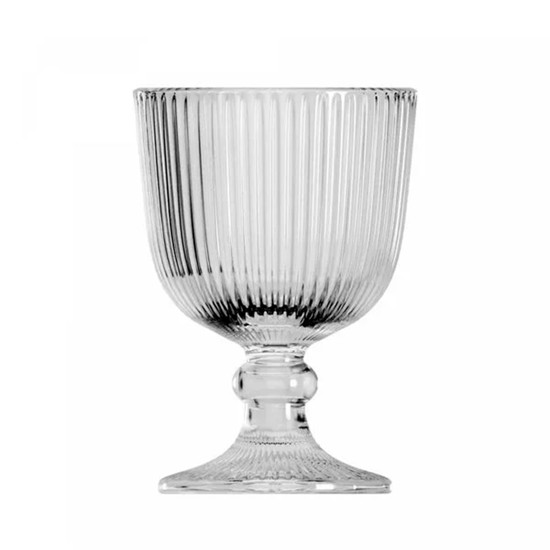 Imagem CONJUNTO DE 2 TAÇAS EM VIDRO LINES 380ML 9X7 CM - WOLFF