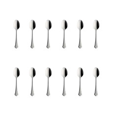 Imagem de CONJUNTO DE 12 COLHERES DE CHÁ EM AÇO INOX 14CM - OXFORD - Oxford Porcelanas Sudeste Ltda