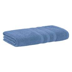 Imagem de TOALHA DE BANHO VANILLA EXTRA SOFT AZUL EM ALGODÃO 135X70 CM - BUDDEMEYER - Buddemeyer S A