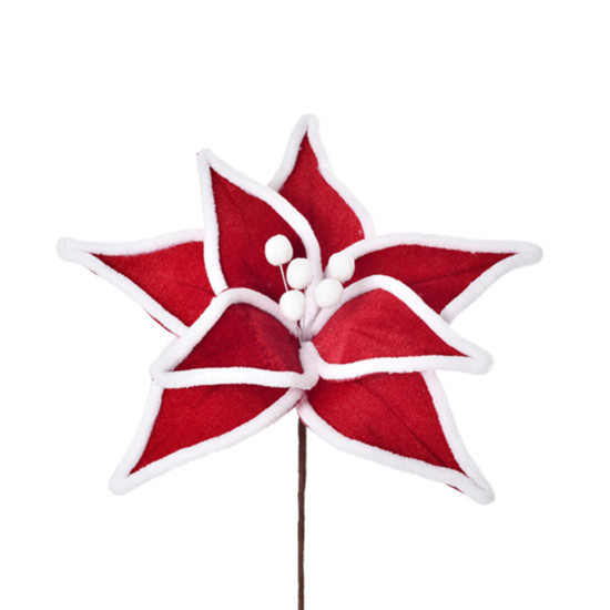 Imagem PICK BICO DE PAPAGAIO COR VERMELHO COM BRANCO 28X27CM - GRILLO 57304