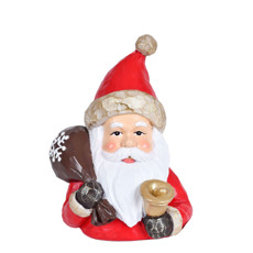 Imagem de PAPAI NOEL DECORATIVO COLORIDO EM RESINA 9,2X9,5X14 CM - GRILLO 56831 - Grillo Ltda