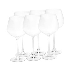 Imagem de CONJUNTO 6 TAÇAS EM CRISTAL ECOLÓGICO TRANSPARENTE 640ML - WOLFF - Rojemac Impotacao E Exportacao Ltda