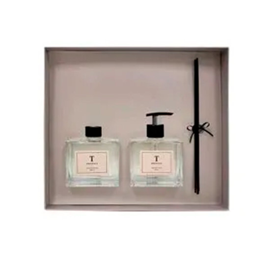 Imagem ESTOJO PRESENTE ÓLEO DIFUSOR E SABONETE LÍQUIDO 200ML - TRUSSARDI