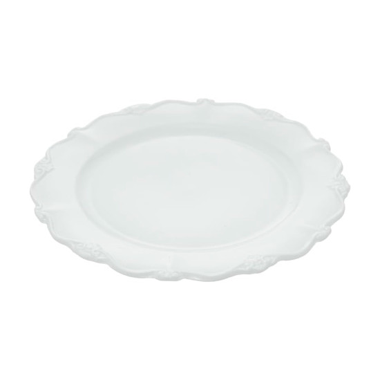 Imagem CONJUNTO 6 PRATOS PARA SOBREMESA EM PORCELANA BRANCO 20 CM - WOLFF
