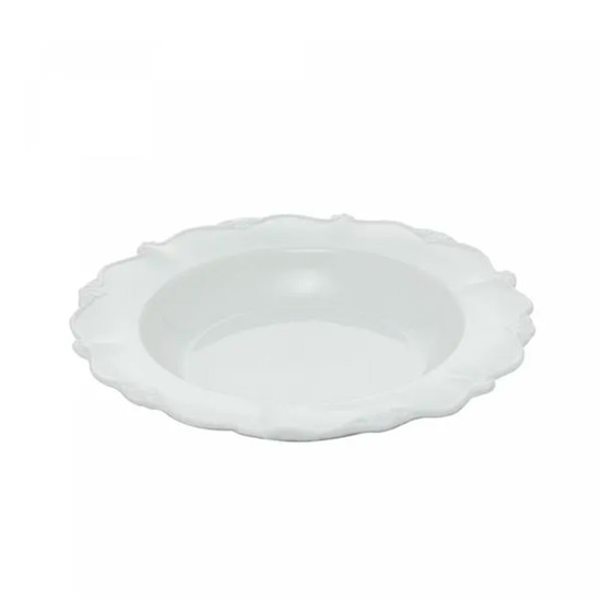 Imagem CONJUNTO 6 PRATOS FUNDO FANCY EM PORCELANA BRANCO 21X3 CM - WOLFF