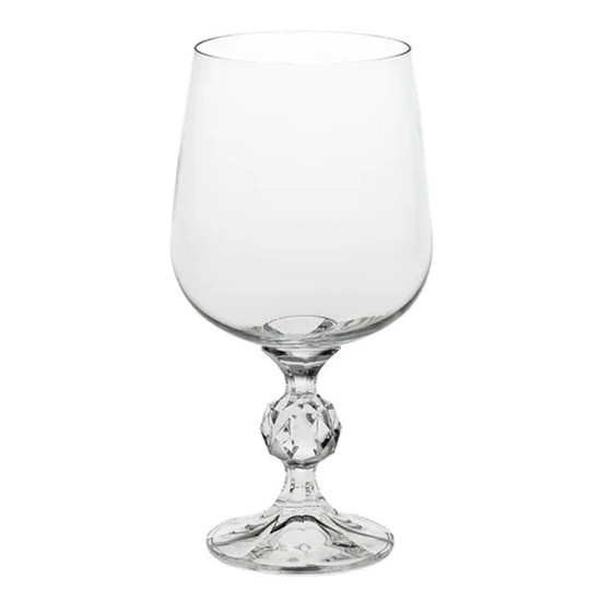 Imagem JOGO 6 TAÇAS KLAUDIE PARA VINHO TINTO EM CRISTAL 340ML  16X9 CM - ETILUX