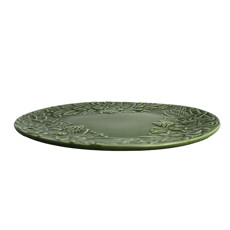 Imagem de SOUSPLAT CELEBRATE VERDE COBRE EM CERÂMICA 33X33X2CM  - Scalla Ceramica Artistica Ltda-Epp