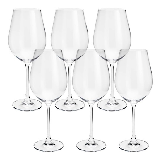 Imagem CONJUNTO 6 TAÇAS PARA ÁGUA EM CRISTAL COLUMBA 650ML 26X9 CM - WOLFF