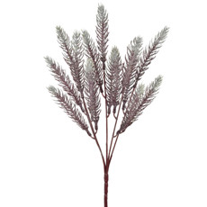 Imagem de HASTE DE FOLHAGEM MARROM DECORATIVA PERMANENTE EM PLÁSTICO MOLDÁVEL 35X10CM GRILLO - Grillo Ltda