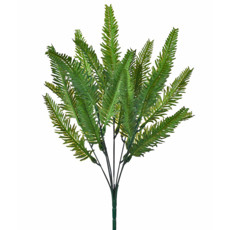 Imagem de HASTE PERMANENTE DECORATIVA SAMAMBAIA EM PLÁSTICO MOLDÁVEL 35X14 CM - GRILLO - Grillo Ltda