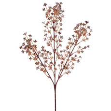 Imagem de HASTE DE BERRIES MARROM DECORATIVA PERMANENTE EM PLÁSTICO MOLDÁVEL 65X9 CM - GRILLO - Grillo Ltda