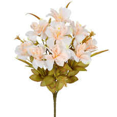 Imagem de BUQUÊ PERMANENTE DE AMARILIS EM PLÁSTICO MOLDÁVEL NA COR BEGE 44X19 CM - GRILLO - Grillo Ltda