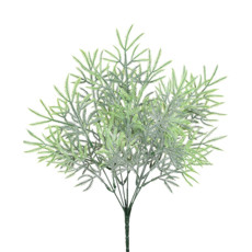 Imagem de HASTE DE FOLHAGEM VERDE DECORATIVA EM PLÁSTICO MOLDÁVEL 38X21 CM - GRILLO - Grillo Ltda