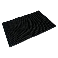 Imagem de TAPETE ESCORREDOR NA COR PRETO EM PVC 45X30 CM - Mimo Importacao Exportacao Ltda