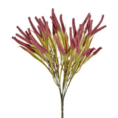 Imagem de BUQUÊ PERMANENTE DE SEMENTE SILVESTRE BURGUNDY EM PLÁSTICO 37X17 CM - GRILLO - Grillo Ltda