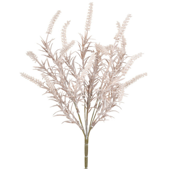 Imagem BUQUÊ DECORATIVO PERMANENTE RABO DE RAPOSA COR CREME EM PLÁSTICO 40X17 CM - GRILLO