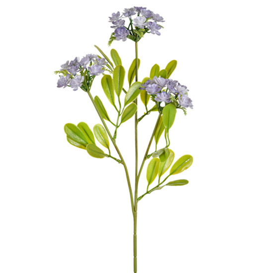Imagem HASTE DECORATIVA PERMANENTE DE SUCULENTA LAVANDA EM PLÁSTICO 64X15 CM - GRILLO