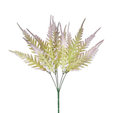 Imagem de BUQUÊ DE SAMAMBAIA VERDE OUTONO PERMANENTE EM PLÁSTICO MOLDÁVEL 44X21 CM - GRILLO - Grillo Ltda