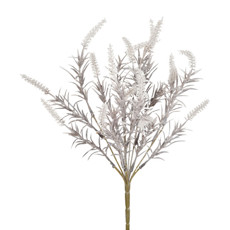 Imagem de BUQUÊ DECORATIVO PERMANENTE RABO DE RAPOSA COR CINZA EM PLÁSTICO 40X17 CM - GRILLO - Grillo Ltda