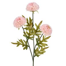 Imagem de HASTE DE CRISÂNTEMO ROSA DECORATIVO PERMANENTE EM PLÁSTICO 64X15 CM - GRILLO - Grillo Ltda
