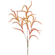 Imagem de HASTE PERMANENTE DECOR DE CATTAIL ROSA OUTONO EM PLÁSTICO MOLDÁVEL 58X22CM GRILLO - Grillo Ltda