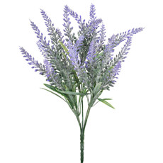 Imagem de BUQUÊ DE LAVANDA DECORATIVO PERMANENTE EM PLÁSTICO MOLDÁVEL 34X11 CM - GRILLO - Grillo Ltda