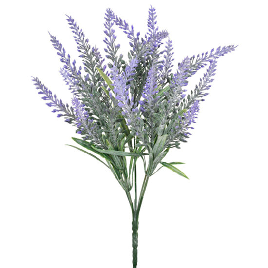 Imagem BUQUÊ DE LAVANDA DECORATIVO PERMANENTE EM PLÁSTICO MOLDÁVEL 34X11 CM - GRILLO