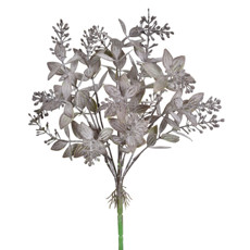 Imagem de BUQUÊ PERMANENTE DE FOLHAS ROSA OUTONO EM PLÁSTICO MOLDÁVEL 38X13 CM - GRILLO - Grillo Ltda