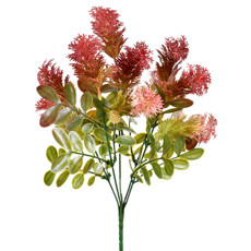 Imagem de BUQUÊ DE FOLHAS PERMANENTE VERMELHO OUTONO EM PLÁSTICO MOLDÁVEL 36X23 CM - GRILLO - Grillo Ltda