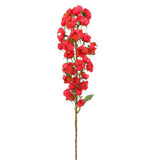 Imagem HASTE DECORATIVA PERMANENTE DE MINI FLOR BALÃO VERMELHA EM PLÁSTICO 73X22 CM - GRILLO