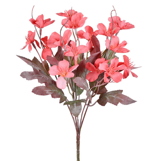 Imagem BUQUÊ DECORATIVO PERMANENTE POPPY COR ROSA EM PLÁSTICO 31X15 CM - GRILLO