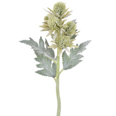 Imagem de HASTE DE SEMENTES SILVESTRES FLOCADAS VERDE EM PLÁSTICO 35X10 CM - GRILLO - Grillo Ltda