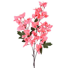 Imagem de HASTE PERMANENTE DE BOUGAINVILLE ROSA EM PLÁSTICO MOLDÁVEL 90X26 CM - GRILLO - Grillo Ltda