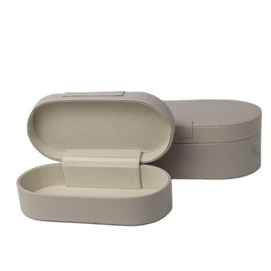 Imagem CONJUNTO DE DUAS CAIXAS DE MADEIRA REVESTIDAS EM COURO SINTÉTICO 34X15X10CM - CROSS