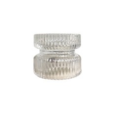 Imagem de ADORNO DECORATIVO EM VIDRO TRANSPARENTE 7X9 CM - GRILLO 59379 - Grillo Ltda