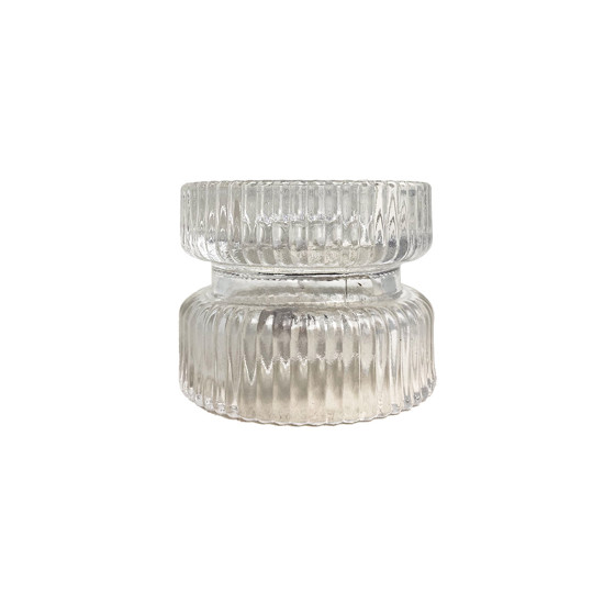 Imagem ADORNO DECORATIVO EM VIDRO TRANSPARENTE 7X9 CM - GRILLO 59379