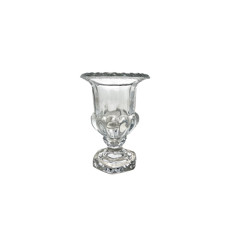 Imagem de MINI VASO DECORATIVO EM VIDRO TRANSPARENTE 14X11 CM - Grillo Ltda