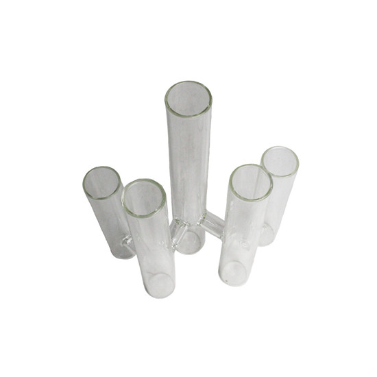 Imagem VASO DECORATIVO FORMATO CILÍNDRICO EM VIDRO TRANSPARENTE 29X16X12 CM