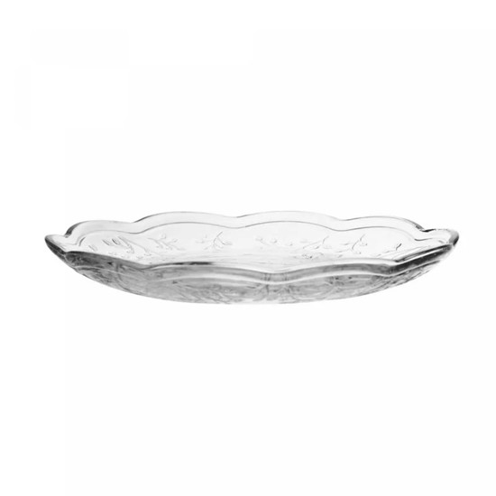 Imagem PRATO PARA SOBREMESA NEW BUTTERFLY EM CRISTAL 20 CM - LYOR