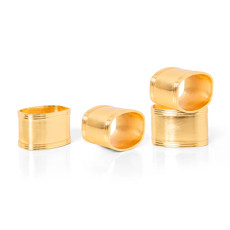 Imagem de ANEL DE GUARDANAPO EM ALUMÍNIO DOURADO 6 CM - COPA&CIA - Copa Industrial Ltda