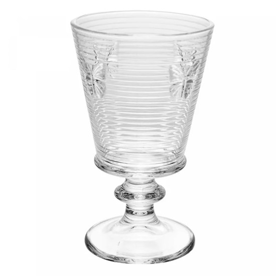 Imagem CONJUNTO 4 TAÇAS PARA ÁGUA LINES BUTTERFLY 350ML EM VIDRO 16X10X10 CM - WOLFF