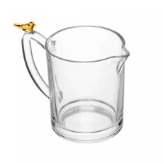 Imagem de LEITEIRA GOLDEM BIRD 250ML EM CRISTAL ECOLÓGICO 9X12X7 CM - WOLFF - Rojemac Impotacao E Exportacao Ltda