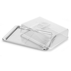 Imagem de PORTA FRIOS NEO EM AÇO INOX COM DIVISÓRIA 7X27X18 CM - FORMA UTILIDADES - Forma Utilidades Ltda